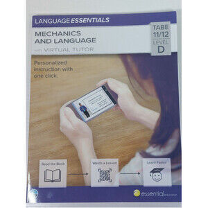 Language Essentials: Mechanics And Language Table 11/12 Level D GED Preparation